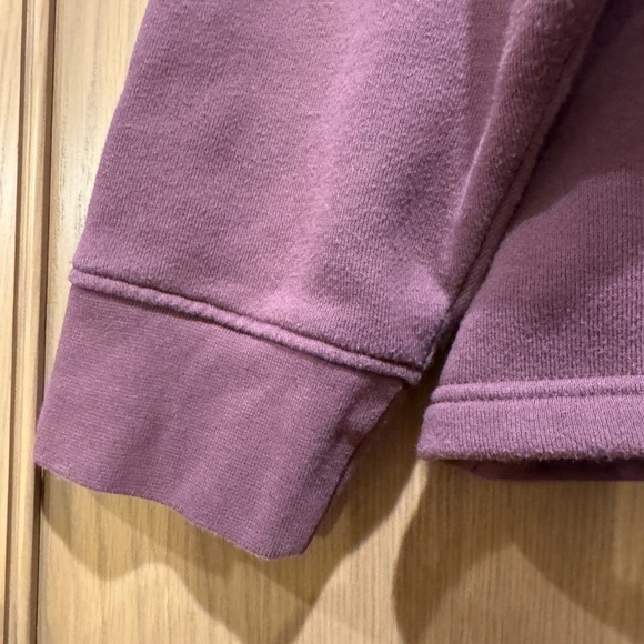 Madewell Cotton Blend Boxy Henley Sweatshirt Lounge / Medium - Picture 2 of 11